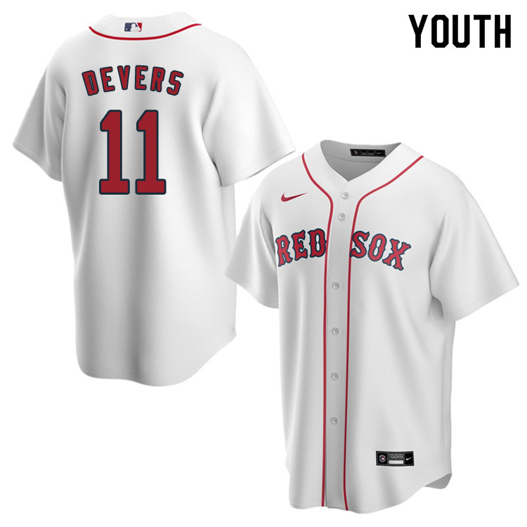 Nike Youth #11 Rafael Devers Boston Red Sox Baseball Jerseys Sale-White